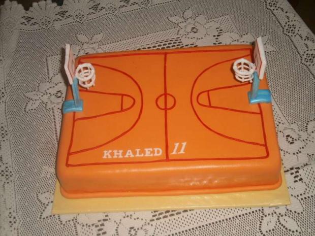 Basketbalové ihrisko , torta, Športové torty, Zdenci, 1