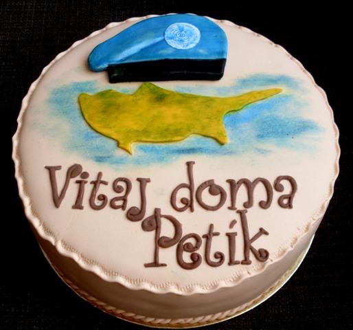 na privítanie z misie, torta, Netradičné torty, val38, 1