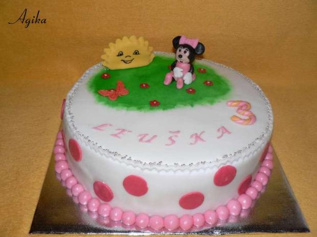 Minnie mouse, torta, Rozprávkové torty, Agika, 1