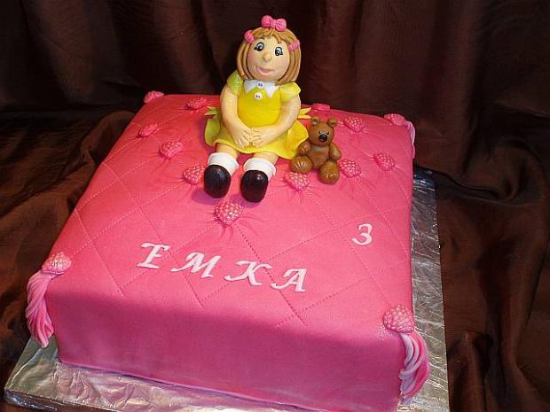 Vankúšik pre Emku, torta, Torty pre dievčatá Vankúšik pre Emku, torta, Torty pre dievčatá, LHOLLA, 1