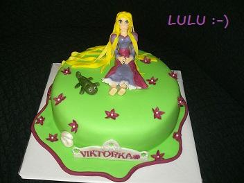 princezná na vlásku, torta, Torty pre dievčatá, tomova, 1