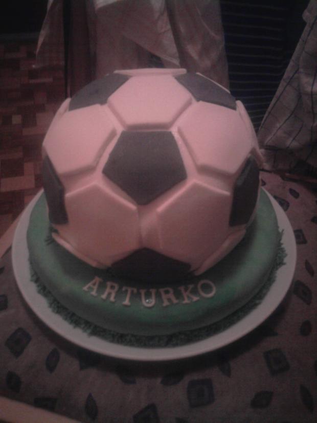 Futbalova lopta, torta, Športové torty, Hankagirl, 1