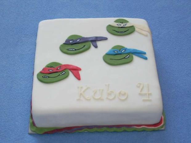 Ninja korytnačky, torta, Rozprávkové torty Ninja korytnačky, torta, Rozprávkové torty, ZuzkaM, 1