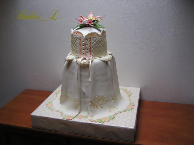 Svadobné šaty 2, torta, Svadobné torty Svadobné šaty 2, torta, Svadobné torty, Bohus_L, 1