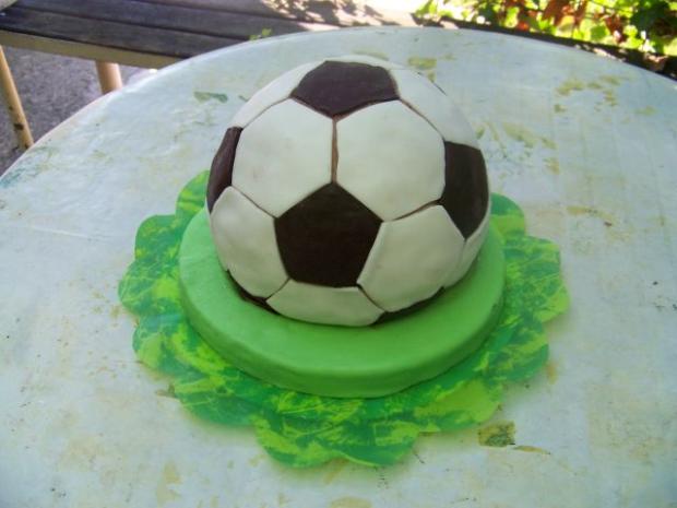 Futbalová lopta, torta, Športové torty, Kisko, 1