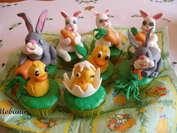 Veľkonočné muffiny, torta, Veľkonočné torty Veľkonočné muffiny, torta, Veľkonočné torty, mobana, 1