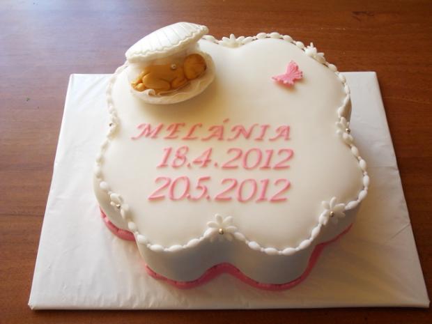 krstiny Melánia, torta, Torty na krstiny krstiny Melánia, torta, Torty na krstiny, Julka2119, 1