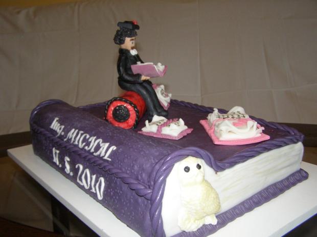 Promócie s červeným diplomom, torta Promócie s červeným diplomom, torta, adelka22, 1