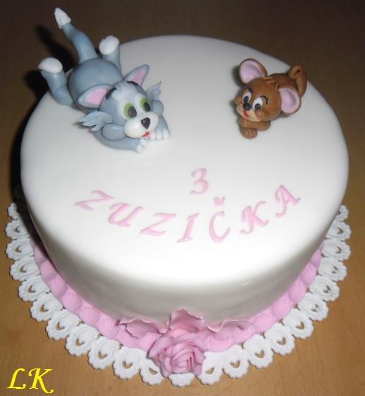 Tom a Jerry, torta, Rozprávkové torty Tom a Jerry, torta, Rozprávkové torty, lubina, 1