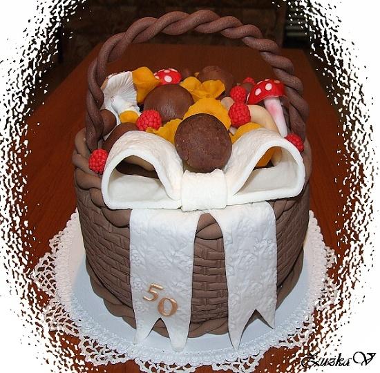 Košík s lesnými plodmi, torta, Narodeninové torty Košík s lesnými plodmi, torta, Narodeninové torty, ZuzkaV, 1