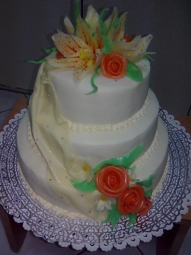 3poschodova s laliami , torta, Svadobné torty 3poschodova s laliami , torta, Svadobné torty, Pettusa, 1
