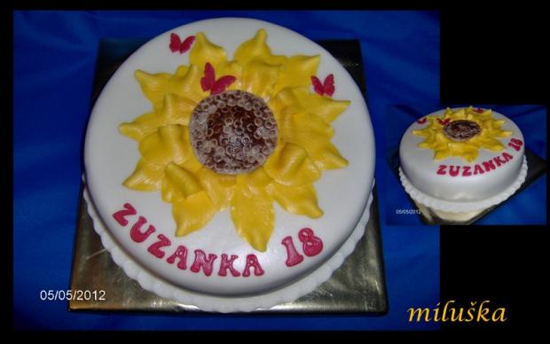 slnečnica -Zuzanka--18--, torta, Narodeninové torty slnečnica -Zuzanka--18--, torta, Narodeninové torty, miluška, 1