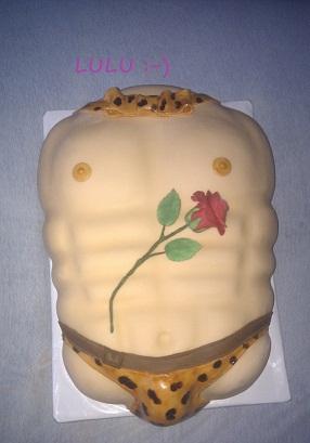 mužské torzo, torta, Torty pre dospelých *, tomova, 1