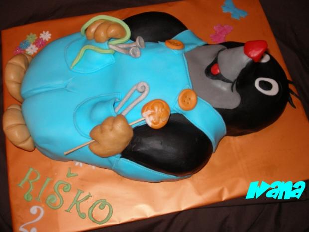 Krtko, torta, Rozprávkové torty Krtko, torta, Rozprávkové torty, Ivana111111, 1