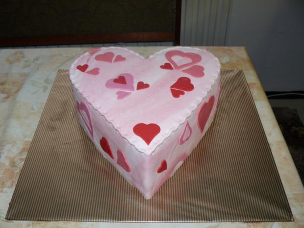 Srdiečko, torta, MarikaFa, 1
