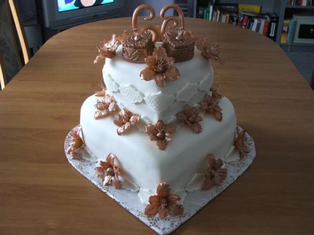 Rodičům k " 60 ", torta, Svadobné torty Rodičům k " 60 ", torta, Svadobné torty, HankaJ, 1