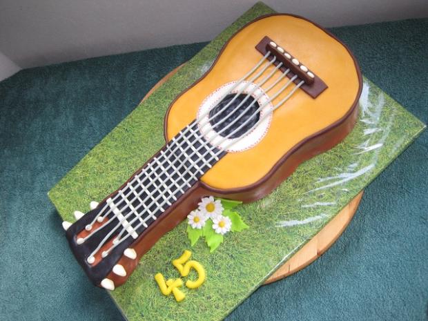 Kytara, torta, Netradičné torty Kytara, torta, Netradičné torty, OlgaC, 1
