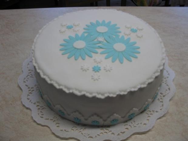 okrúhla modrá, torta, Andrea5, 1