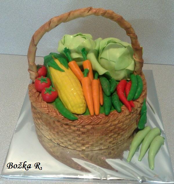 zelenina, torta, Netradičné torty zelenina, torta, Netradičné torty, Božka R., 1