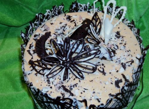 Čokoládovo - karamelová torta ozdoby, torta, Čokoládové torty, MatkoPetka, 1