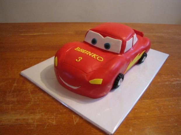 Mc Queen VI, torta, Torty autíčka, vláčiky Mc Queen VI, torta, Torty autíčka, vláčiky, zuzana81, 1