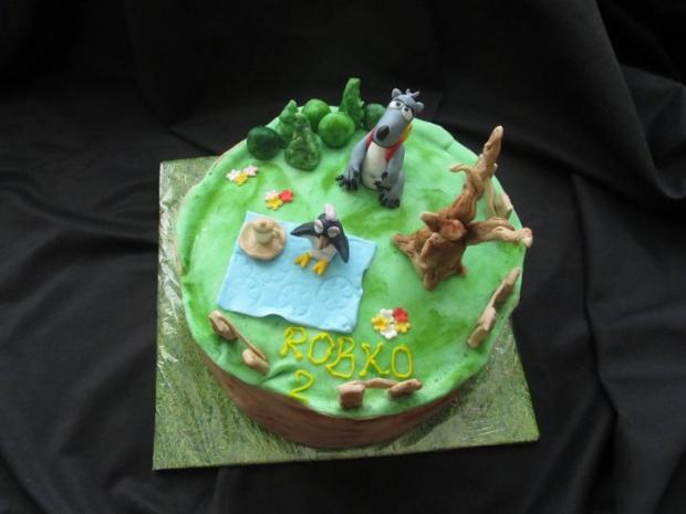 bernard bear, torta, Rozprávkové torty, buksy, 1