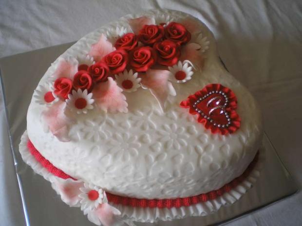 Svadobna bielo-cervena, torta, Svadobné torty Svadobna bielo-cervena, torta, Svadobné torty, terrka80, 1