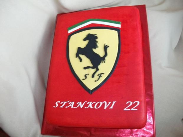 FERARI, torta, Torty autíčka, vláčiky FERARI, torta, Torty autíčka, vláčiky, Alenik, 1