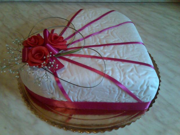 Narodeninové srdce, torta Narodeninové srdce, torta, alioska, 1