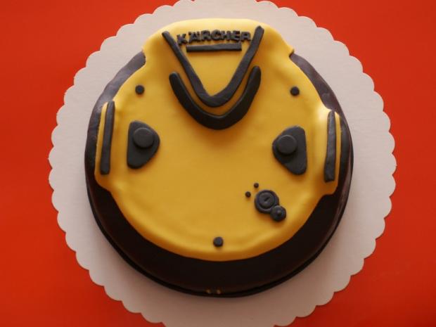 robotický vysávač "Kärcher", torta, Torty autíčka, vláčiky, alapk, 1