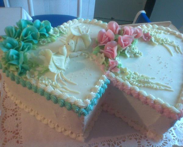 dvojsrdce, torta, Svadobné torty dvojsrdce, torta, Svadobné torty, janaky, 1