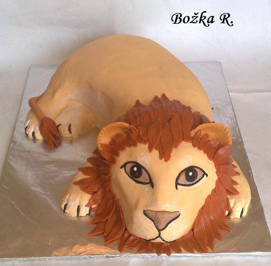lev, torta, Torty so zvieratkami lev, torta, Torty so zvieratkami, Božka R., 1