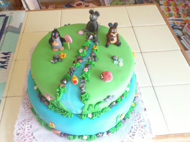 Krtko 1, torta, Rozprávkové torty, tinkita, 1