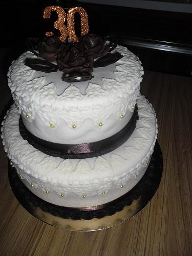 čokoládová k 30-temu výročiu, torta, Čokoládové torty čokoládová k 30-temu výročiu, torta, Čokoládové torty, Ivka29, 1