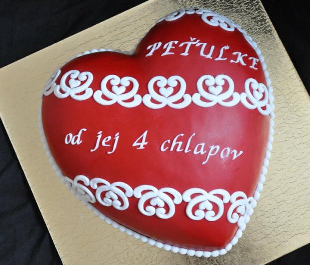 srdce na valentina, torta, ludkaa, 1