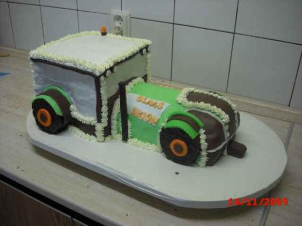 narodeninový traktor , torta, Torty autíčka, vláčiky, paulina2110, 1