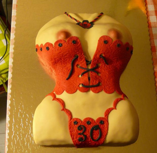 ženské torzo - malá inšpirácia, torta, Narodeninové torty, ZuzulkaFazulka, 1