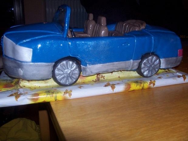 kapriolet pre môjho synčeka, torta, Torty autíčka, vláčiky, JANAAB, 1
