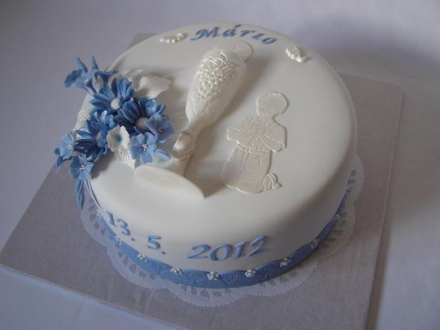 Bielo modrá, torta, Torty na cirkevné sviatky Bielo modrá, torta, Torty na cirkevné sviatky, Miruš 77, 1