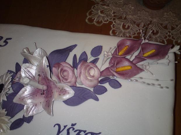 detail kvetov, torta, Narodeninové torty, ta nic ka, 1