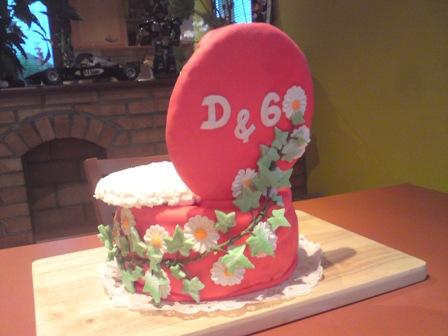 pudernicka zo zadu, torta, Narodeninové torty, dagaz, 1