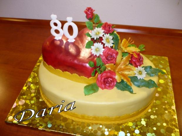 80-tka, torta, Narodeninové torty 80-tka, torta, Narodeninové torty, Daria22, 1