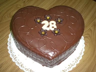 mini čokoládové srdce, torta mini čokoládové srdce, torta, Ivka29, 1