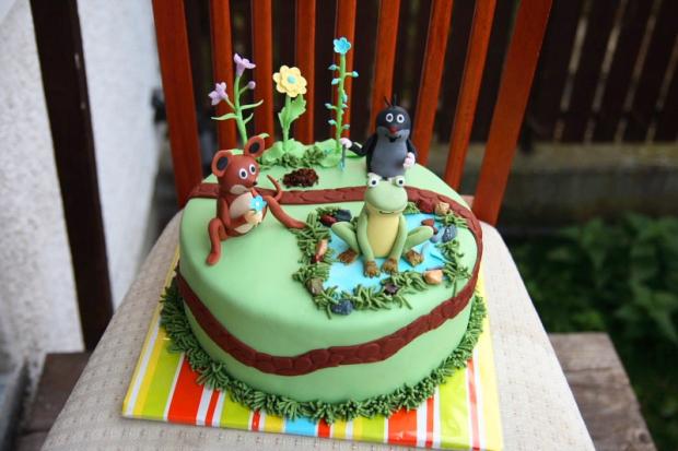 Krtko a kamarati., torta, Rozprávkové torty Krtko a kamarati., torta, Rozprávkové torty, Spagi, 1