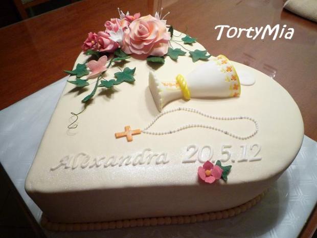 Prvé sv. Prijímanie Krémová, torta, Torty na cirkevné sviatky, TortyMia, 1