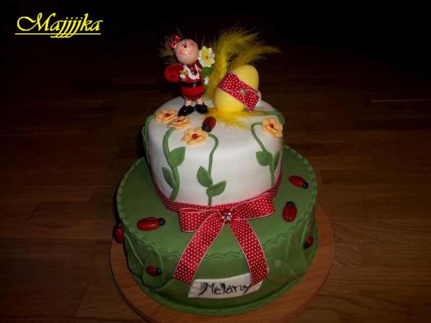 Veľkonočná lienková, torta, Torty so zvieratkami Veľkonočná lienková, torta, Torty so zvieratkami, MajaArt Cakes, 1