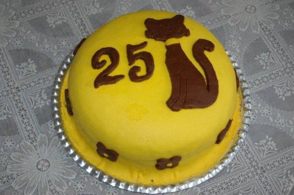 moja prvá tortička - s mačičkou, torta, Narodeninové torty, Jane-PE, 1