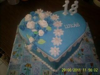 Srdiecko k 18ke, torta, Narodeninové torty, olinockaaa, 1