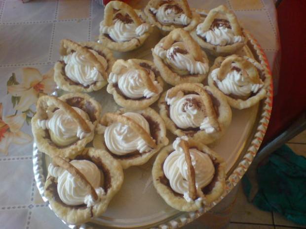 Lístkové košíčky s prekvapením., torta, Zákusky Lístkové košíčky s prekvapením., torta, Zákusky, Mariolka, 1