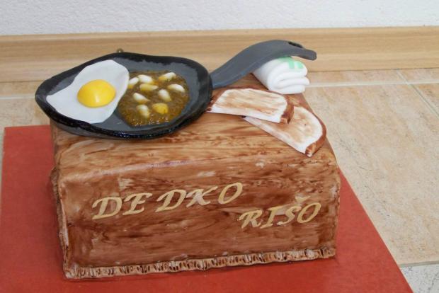 S panvicou,fazulkami,volskym okom a hriankami , torta, Narodeninové torty S panvicou,fazulkami,volskym okom a hriankami , torta, Narodeninové torty, 1deni11, 1